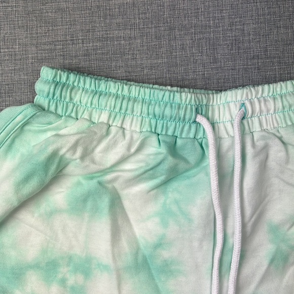 Mint Green Tie Dye Drawstring Shorts by Jessica Simpson XS, Medium & XL - Picture 3 of 4